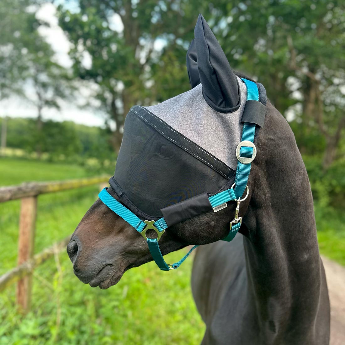 Therapeutische Fliegenmaske 'HalfterFit'